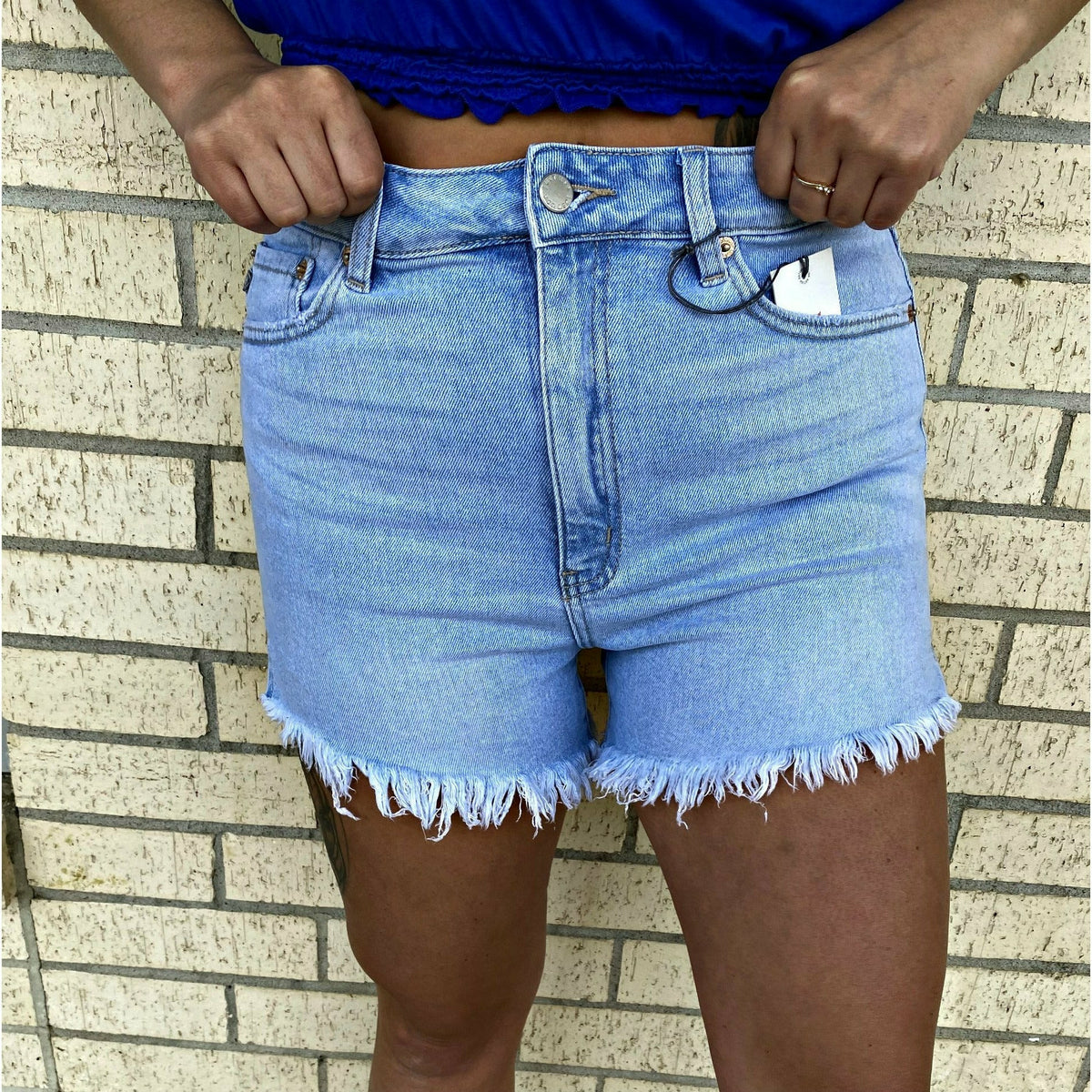 Fav Frayed Denim Shorts