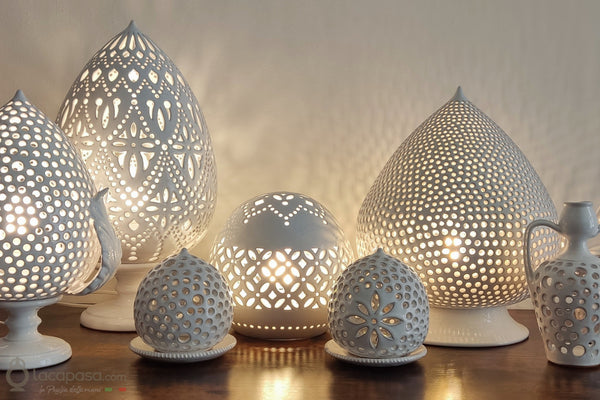 Lampade in ceramica artigianale