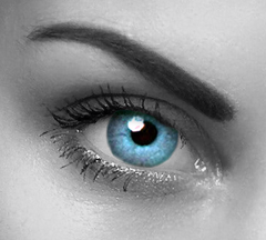 farbige Kontaktlinsen blau 