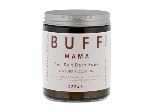10. BUFF MAMA Nurture & Comfort Sea Salt Bath Soak 200g