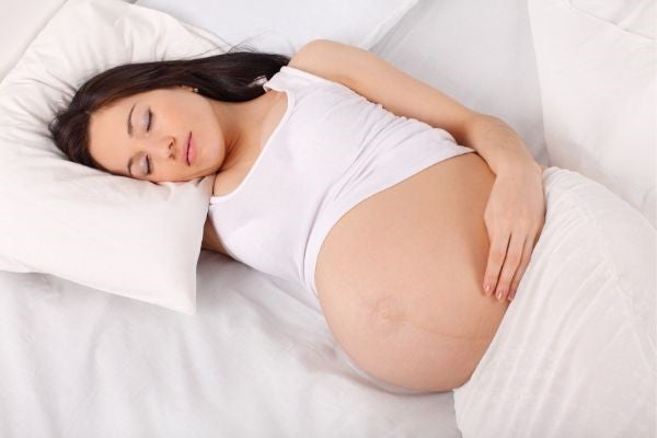 pregnant woman sleeping 