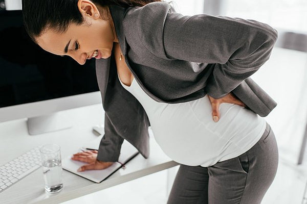 6. pregnant woman with lower back pain