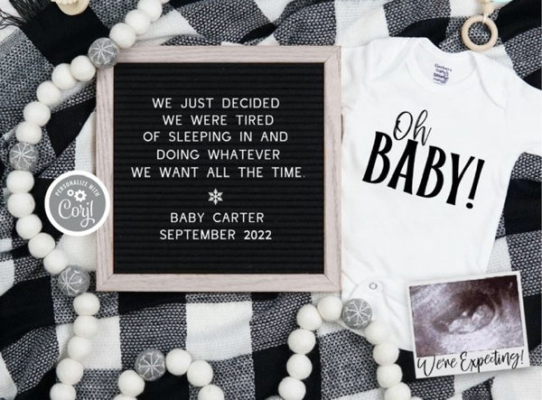 Baby announcement