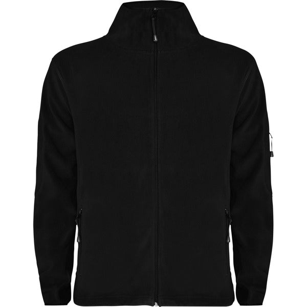 Jacheta Fleece Pentru Barbat Luciane | hanorac fleece | bluza fleece barbati | jacheta polar - NEGRU / M