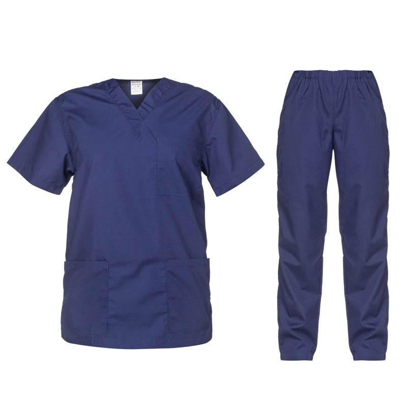 Costum Medic Din Poplin 110Gr Unisex Cesare - S / Bleumarin