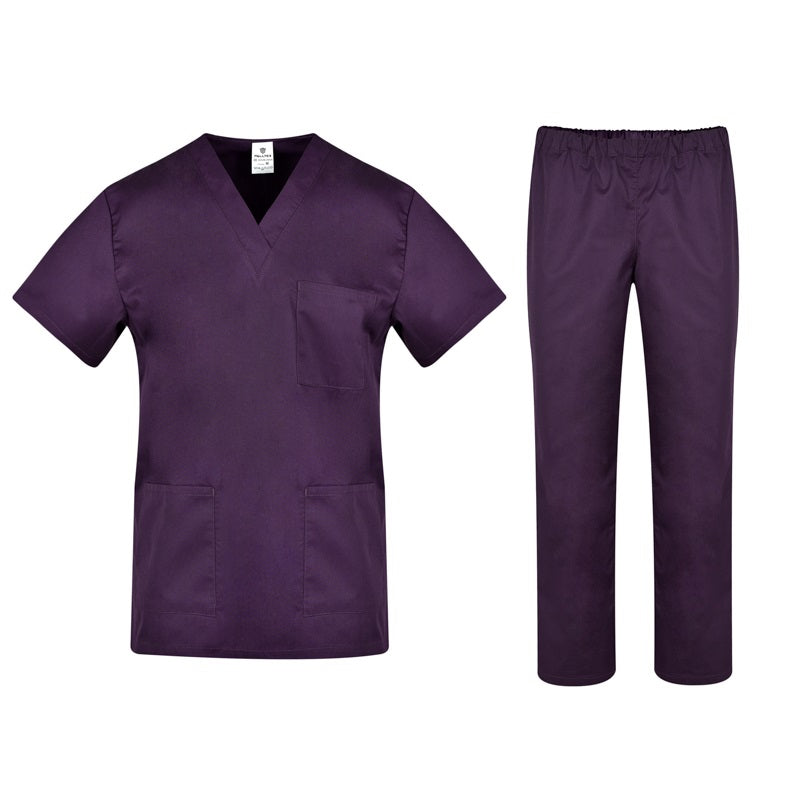 Costum Medic Din Poplin 110Gr Unisex Cesare - 2XL / Visiniu