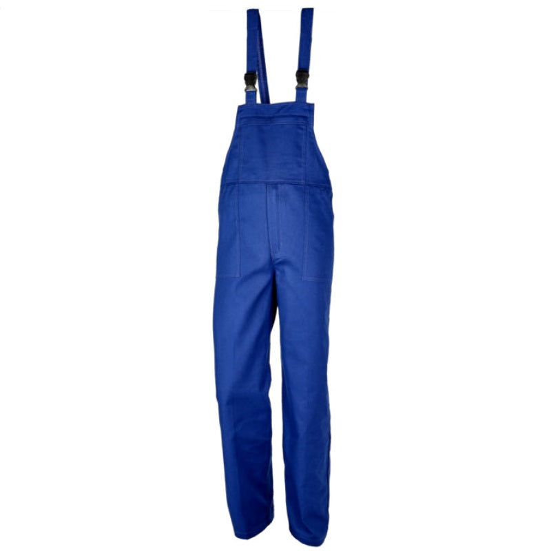 Pantaloni Cu Pieptar Standard Bumbac 250Gr Vantaggio - M / Albastru