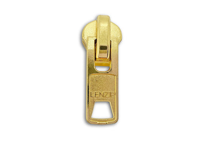 5 Antique Brass, Metal, YKK Auto Lock Zipper Slider, Zinc Alloy