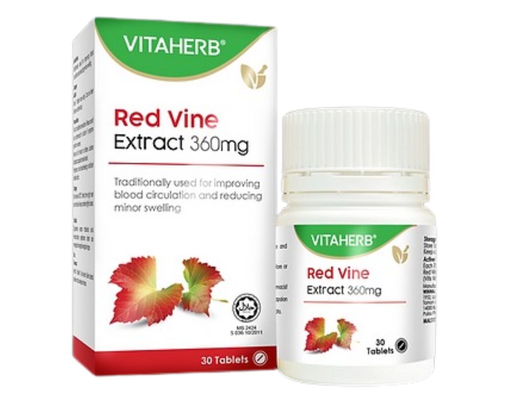 Red Vine Extract 360mg Table Vitaherb