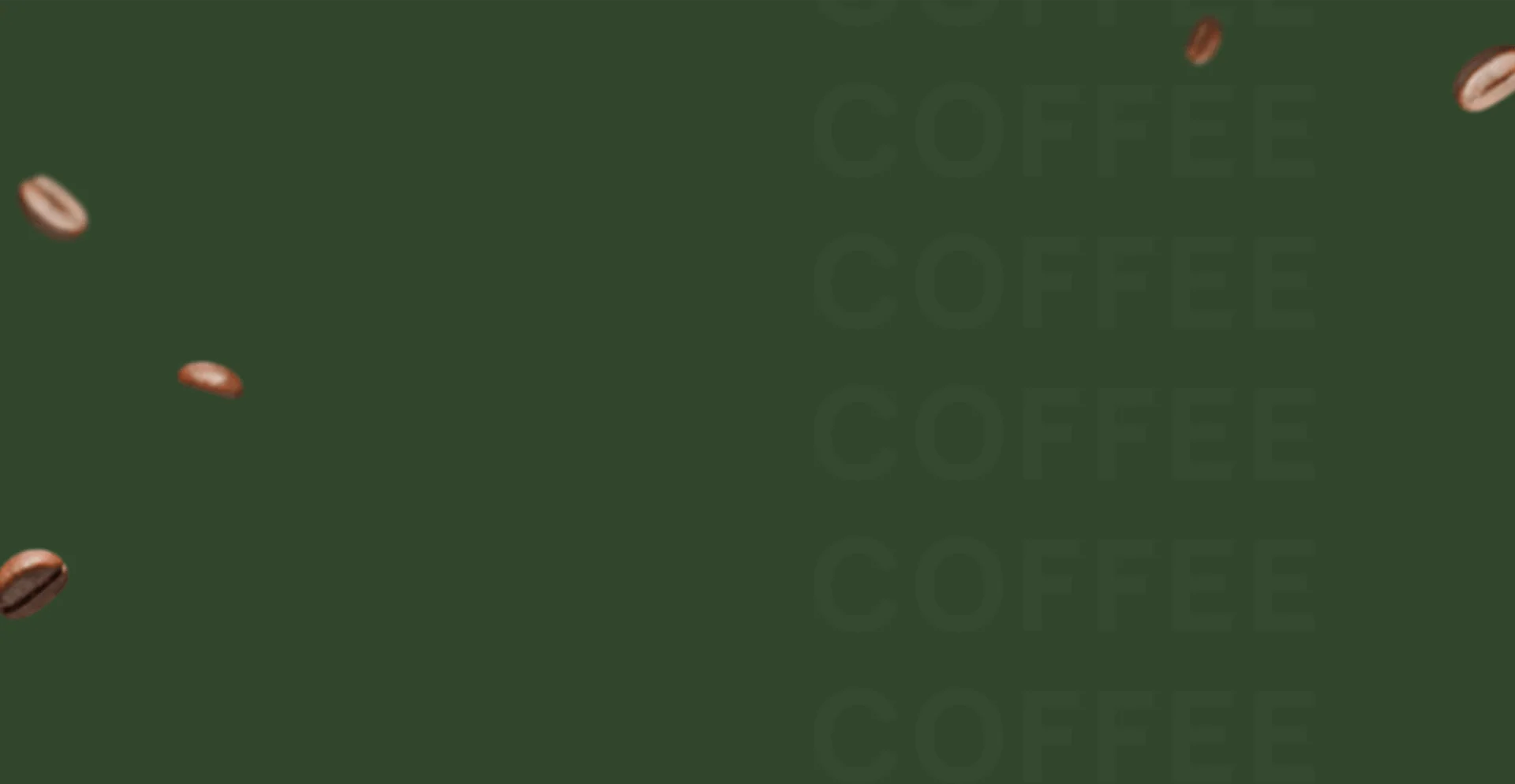 Imagem de fundo estilizada com grãos de café