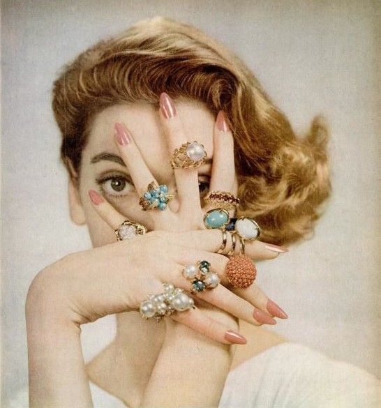 1950s ring fashions
