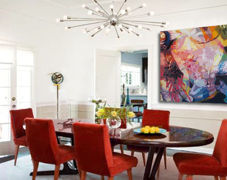 Rachel Gillen in Dining Room