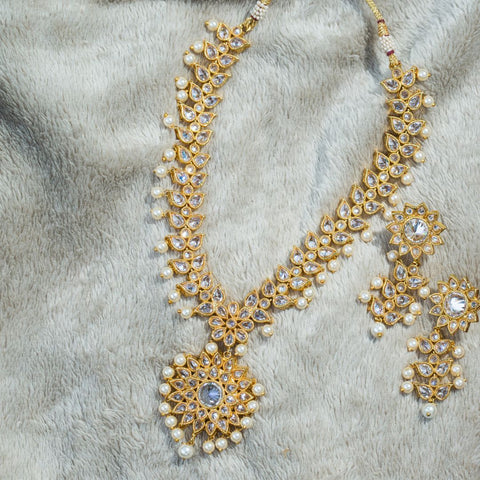polki jewellery set 22ct gold