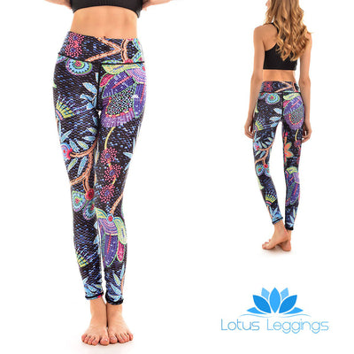 womens floral leggings