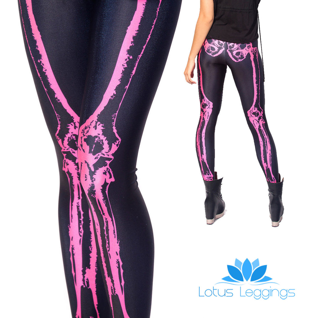 Skeleton Print Leggings – For the Trend Setters – Lotus Leggings