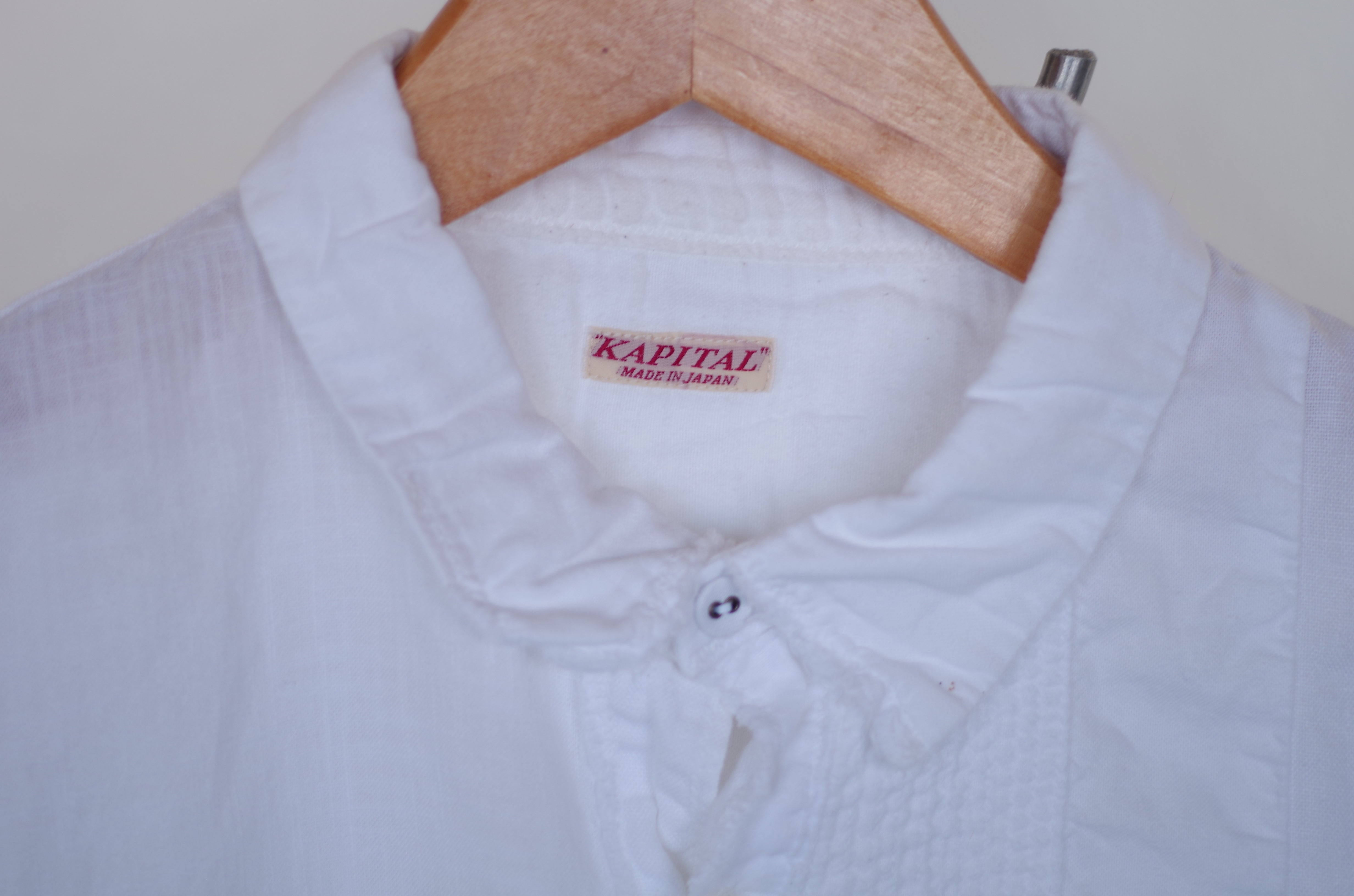 Kapital White Patchwork Shirt-XL