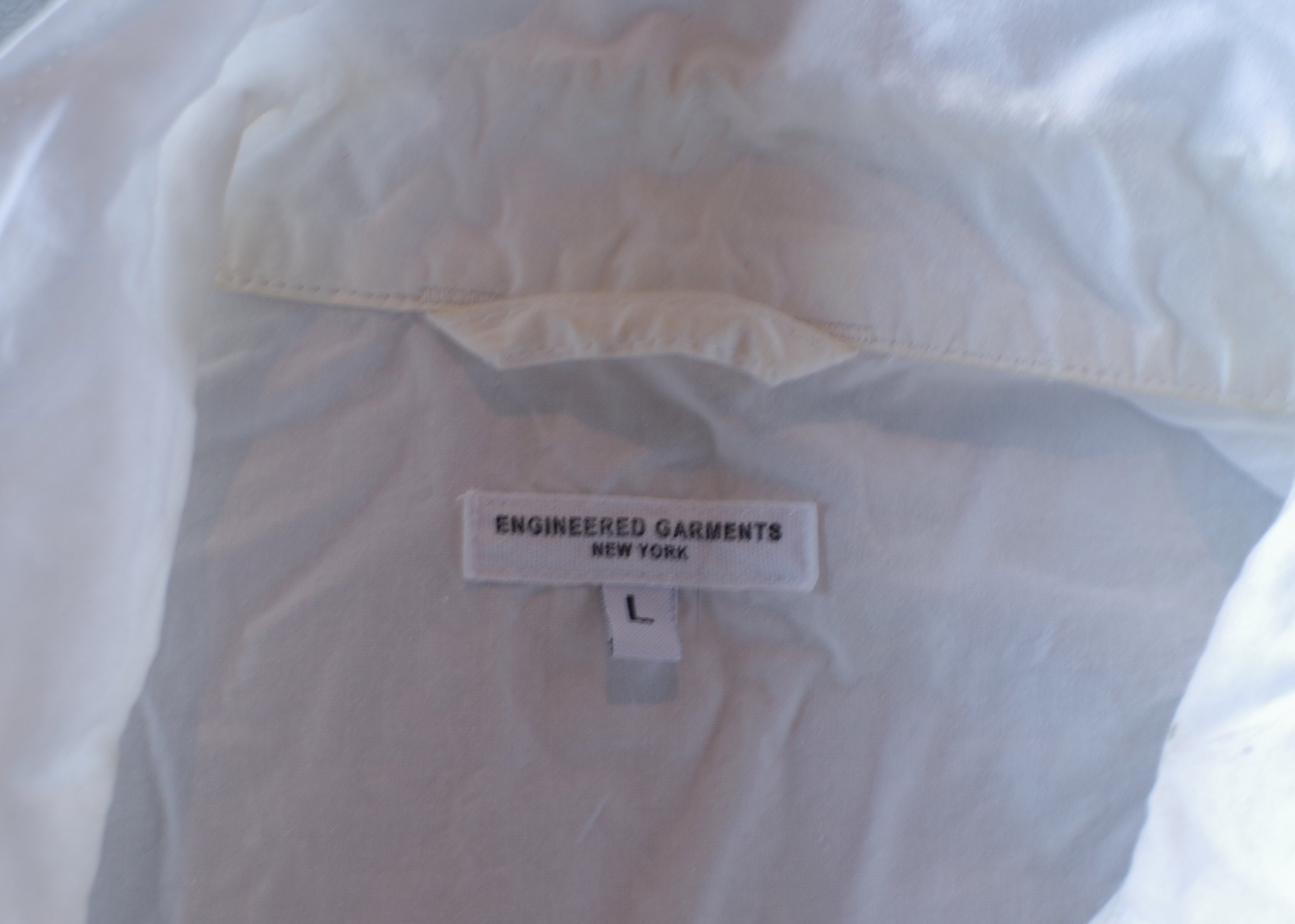 White Engineered Garments Cotton BDU Jacket- Size L