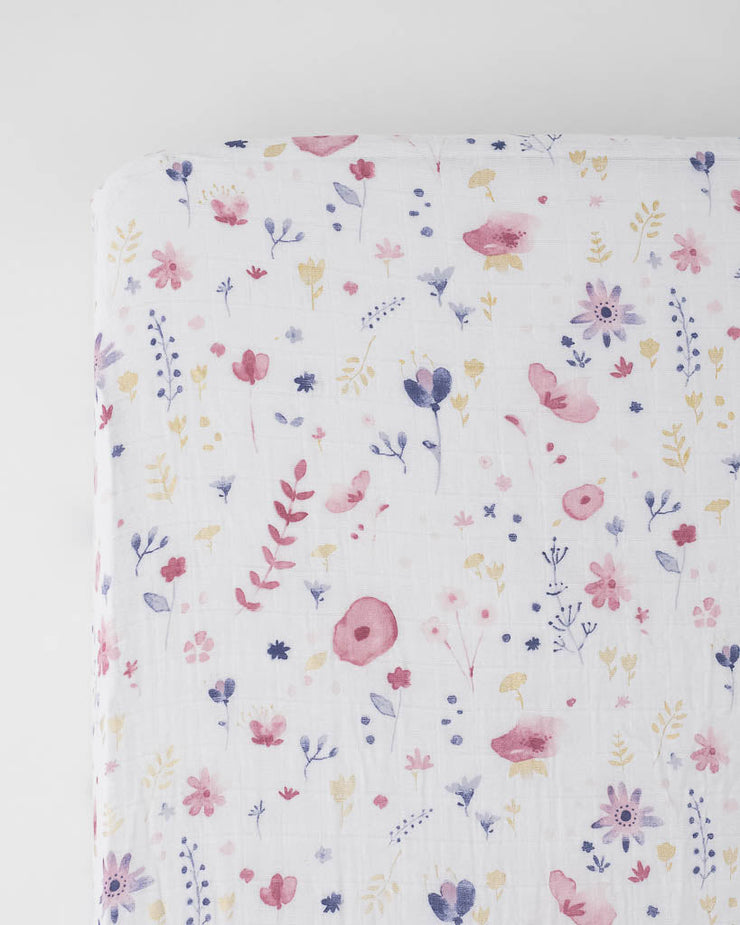 Little Unicorn Cotton Muslin Crib Sheet 