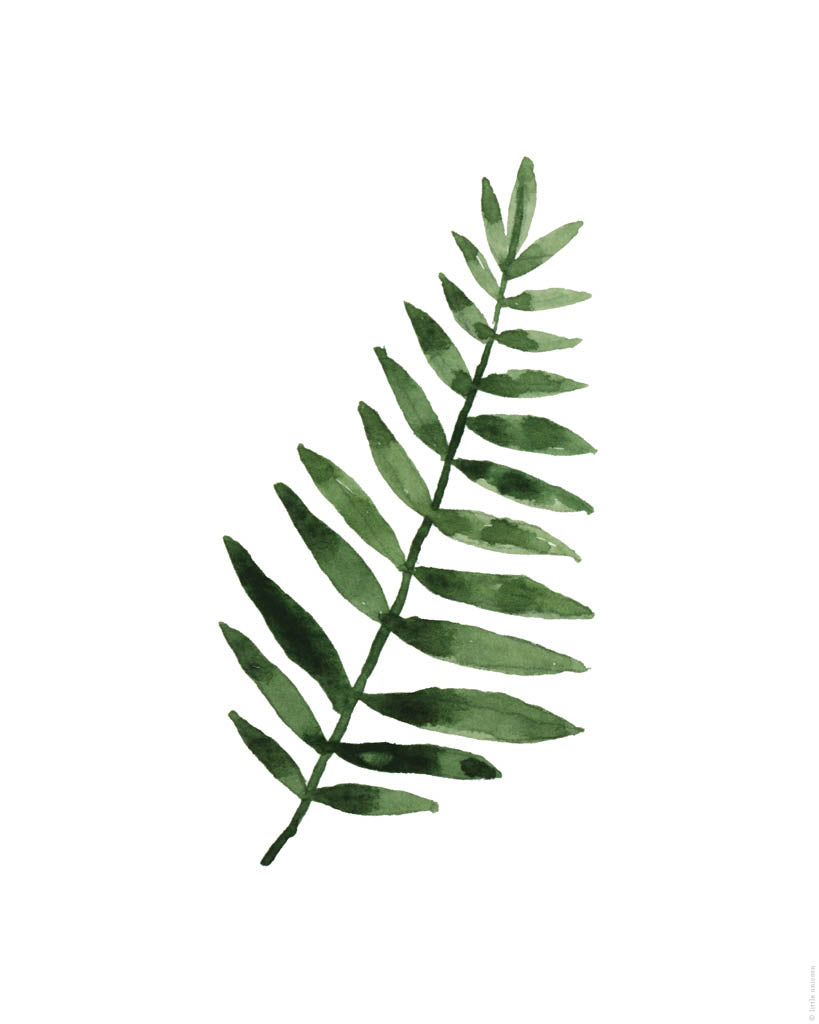 Printable Download - Tropical Leaf 3