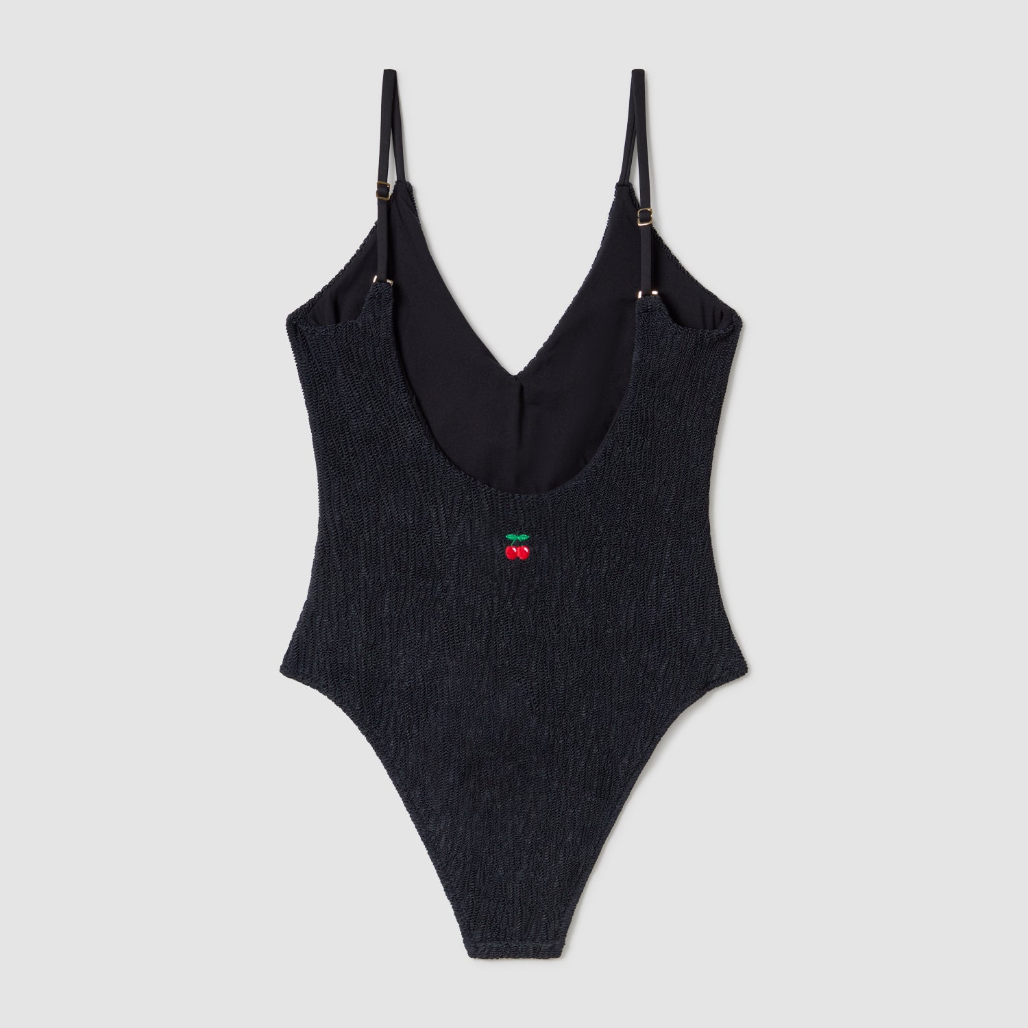 Neuf Maillot de bain S/M Bañador body negro y rojo mujer Lascana Talla  36/38