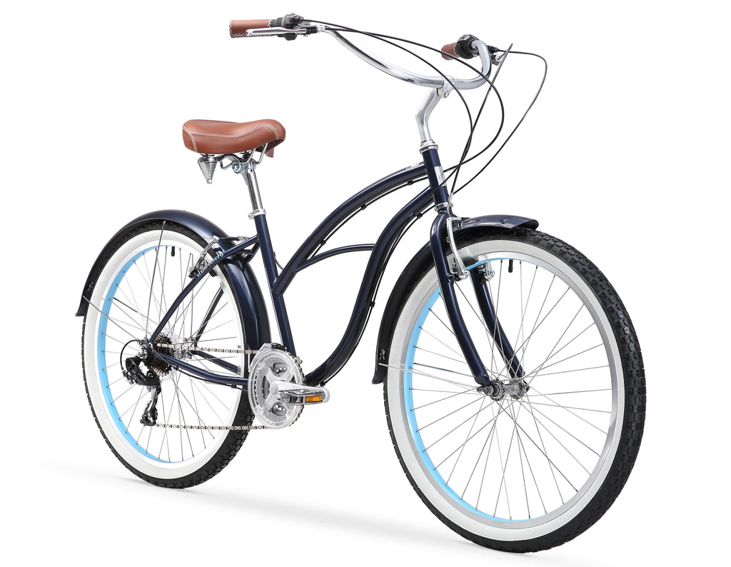 Sixthreezero Classic Womens 26 21 Speed Beach Cruiser Bicycle Beachbikes