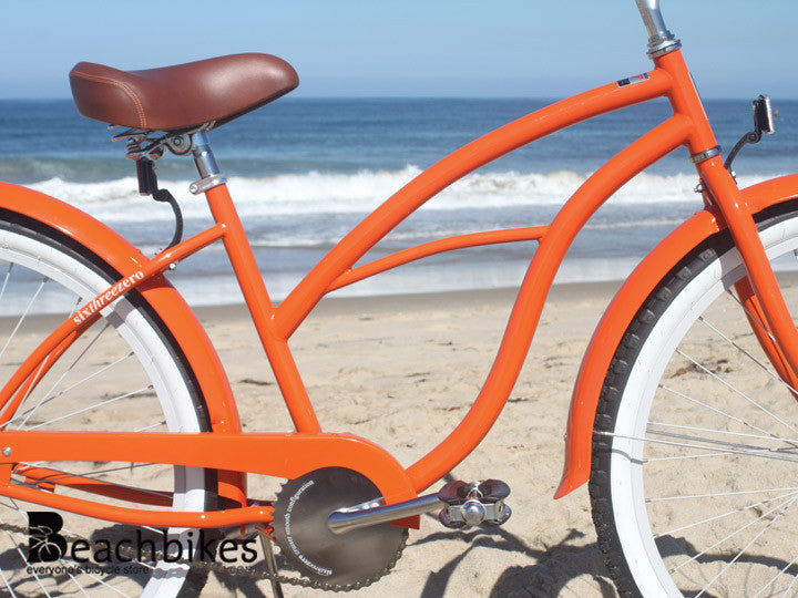 women's cruiser bike orange