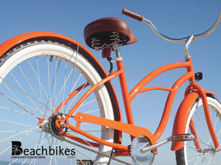 women's cruiser bike orange