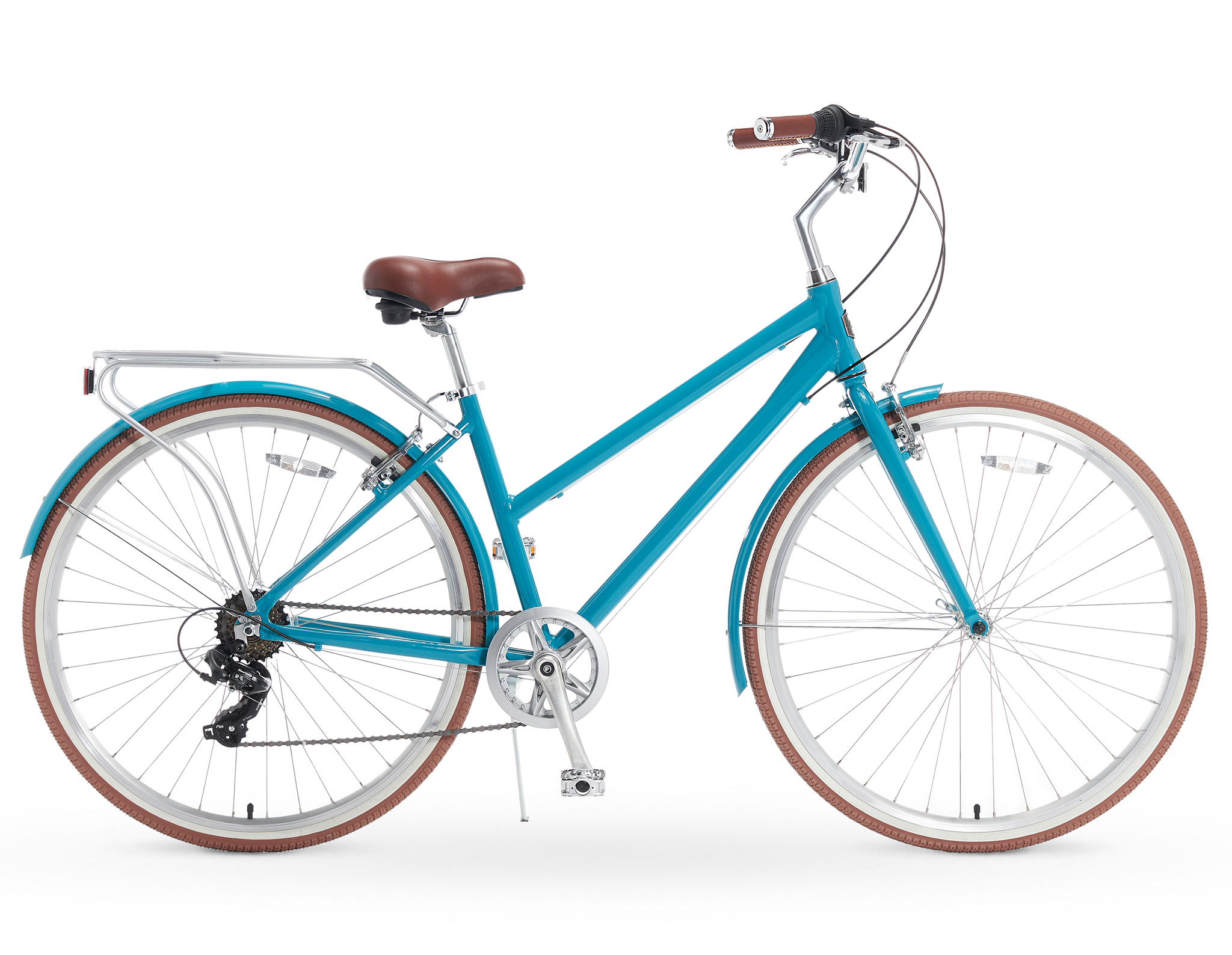 AO Women's Bicycle Co. Maya 21 Speed City Comfort Commuter Bike – A/O  Bicycle Company