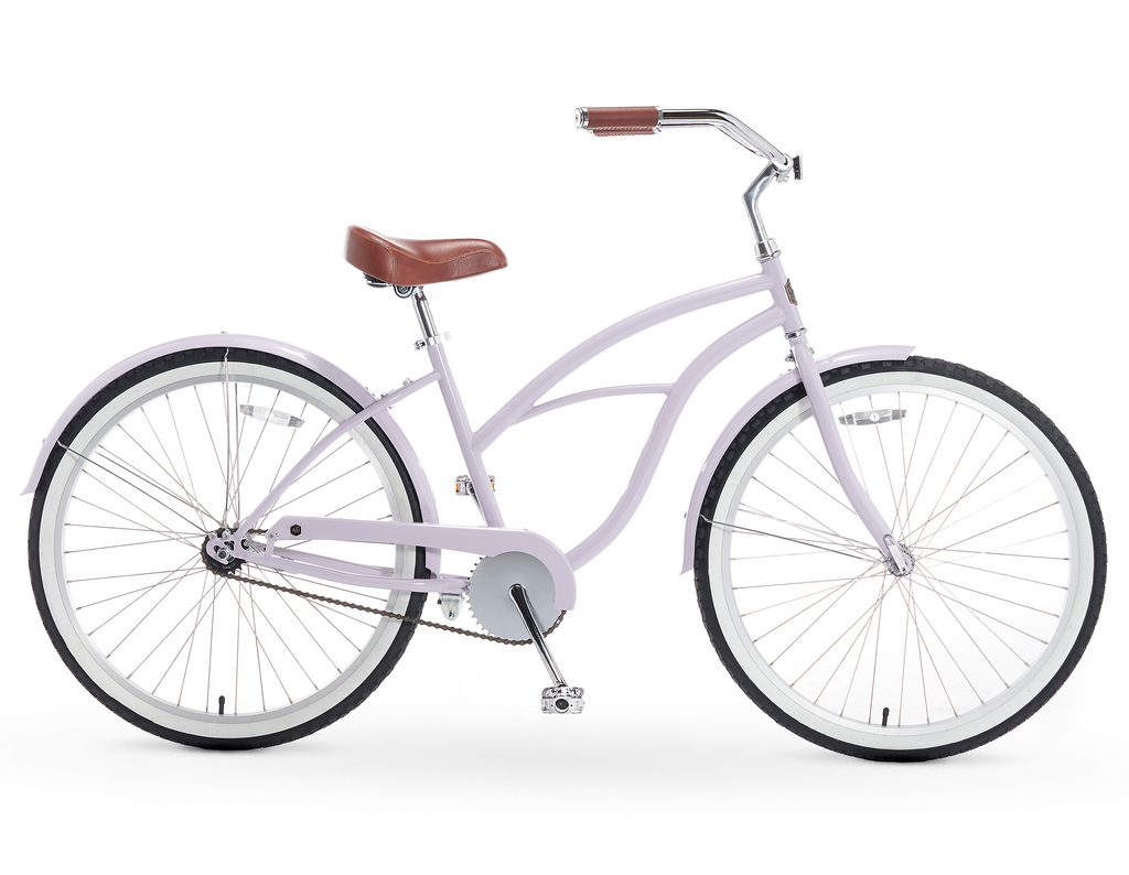 lavender cruiser bike