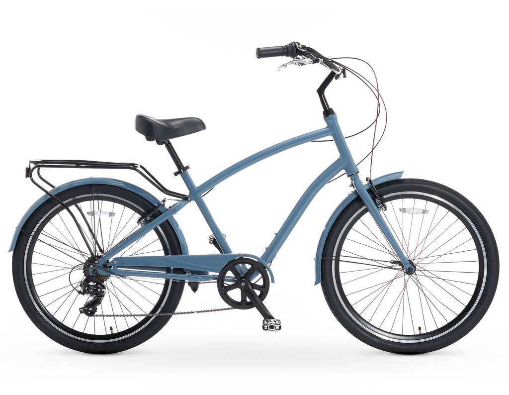 sixthreezero women's 26 inch 7 speed cruiser bike