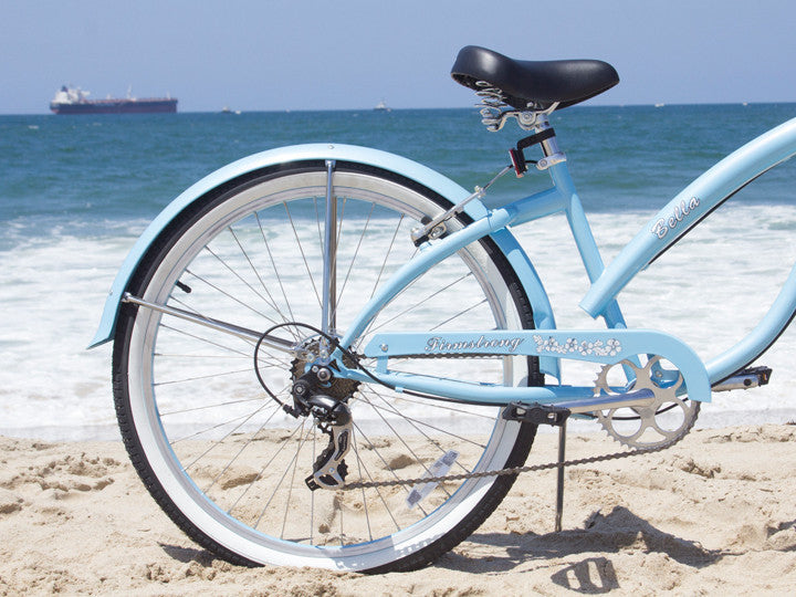 firmstrong bella classic 7 speed women's beach cruiser bike