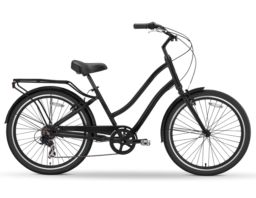 sixthreezero 7 speed women's 26 inch comfort hybrid bike