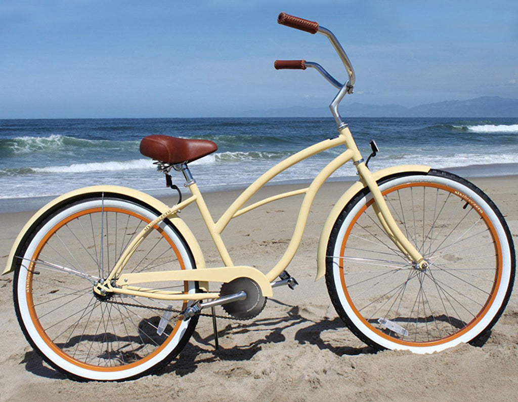 cream beach cruiser