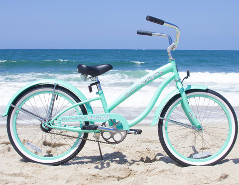 turquoise girls bike