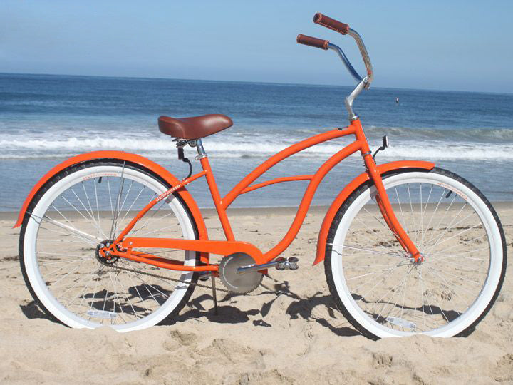 women's cruiser bike orange