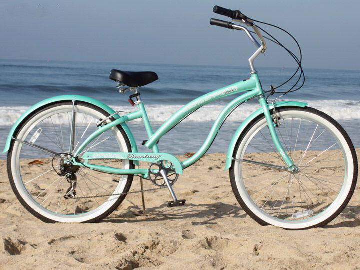 firmstrong bella classic 7 speed women's beach cruiser bike