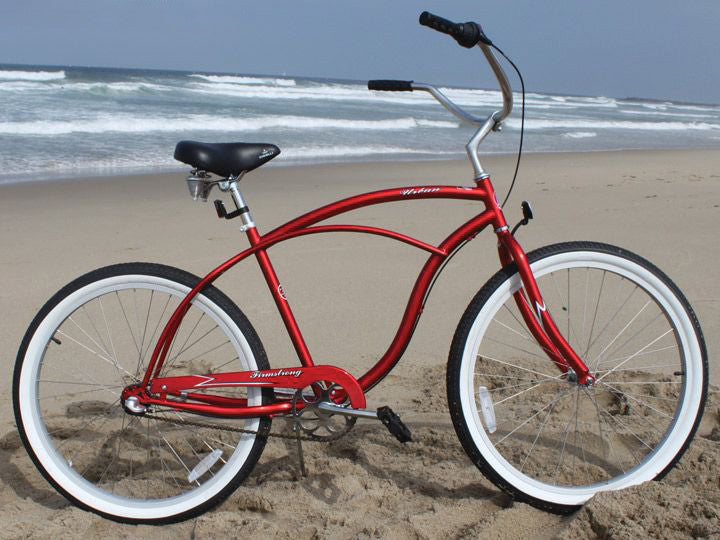 men's beach cruiser bike with gears