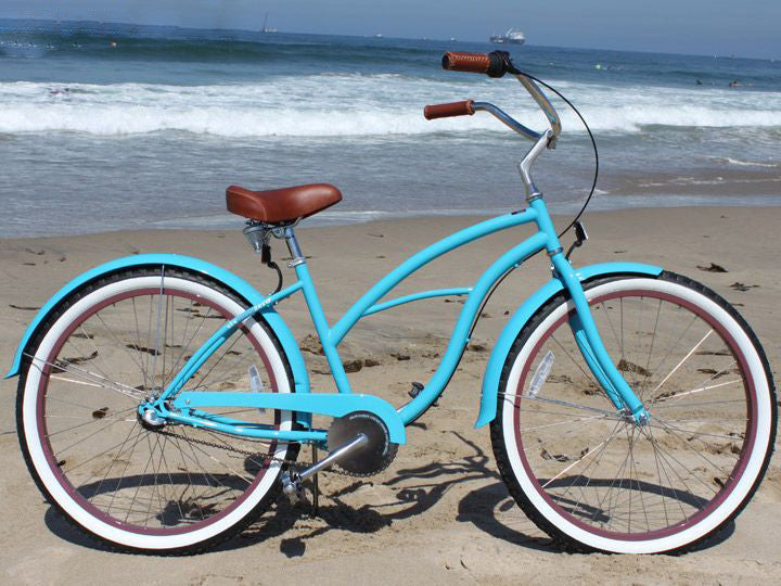 sixthreezero 26 inch 3 speed women's beach cruiser bicycle breathe