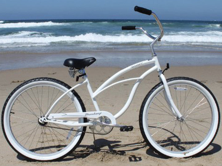 womens white bicycle