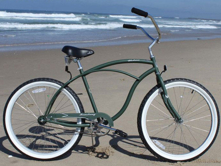 firmstrong urban man single speed beach cruiser bicycle