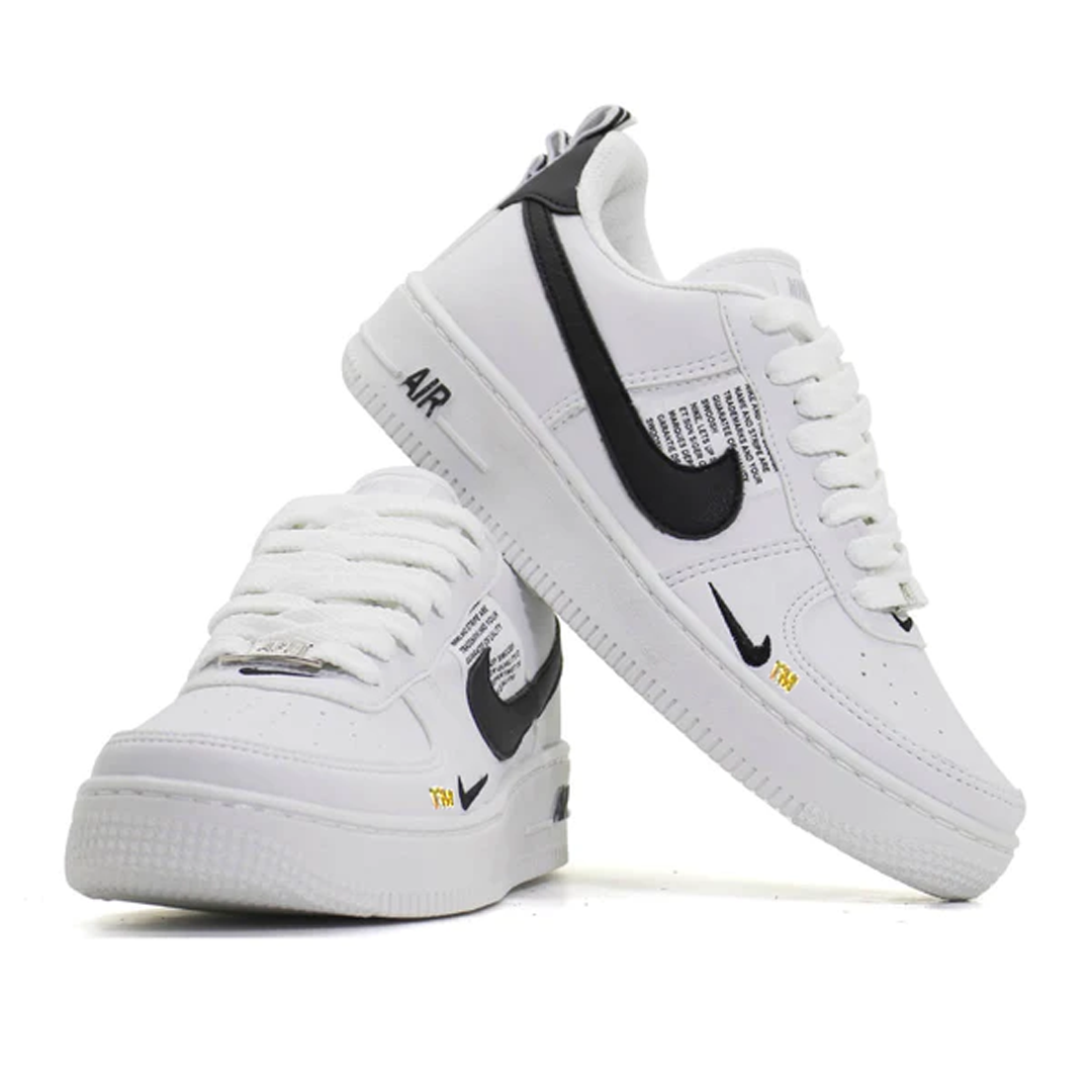 Bota Nk Air Force 1 Mid Lv8 Cano Alto Branco/Branco