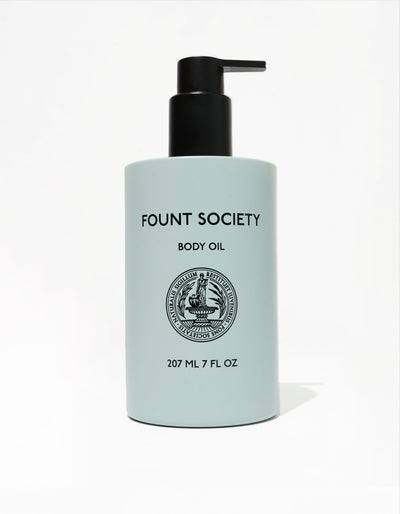 Fount Body Oil bottle