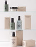 Lineup of Fount Society products on 3 shelves