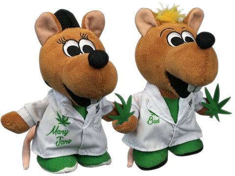 Bud and Mary Jane the Lab Rat Cannabis Horticulturists Duo