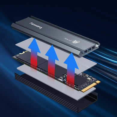 FanXiang S660 PCIe 4.0 NVMe M.2 SSD Efficient cooling system