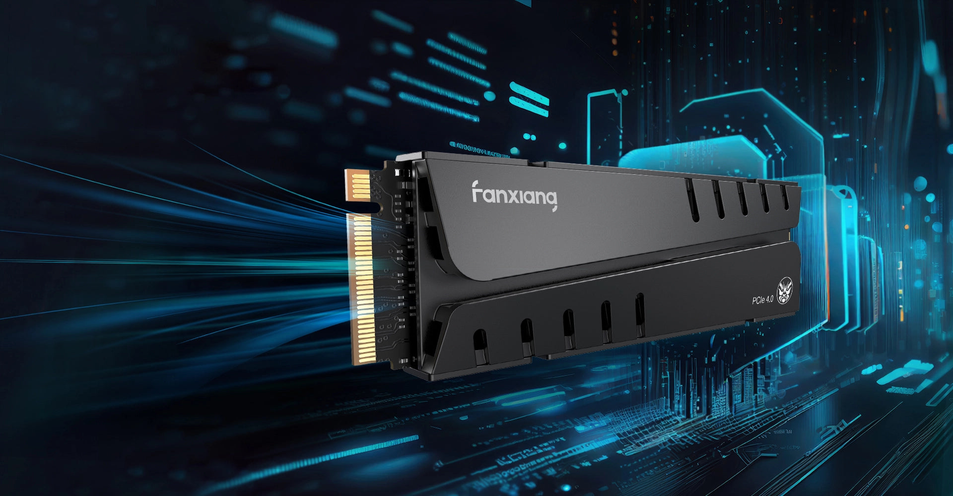 fanxiang S770 1TB NVMe M.2 SSD for PS5 - with Heatsink and DRAM, Up to  7300MB/s, PCIe 4.0, Suitable for Playstation 5 Memory Expansion, Game