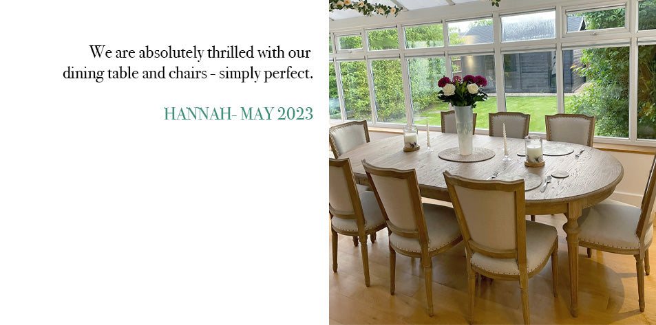 Customer testimonial La Residence Interiors Hannah