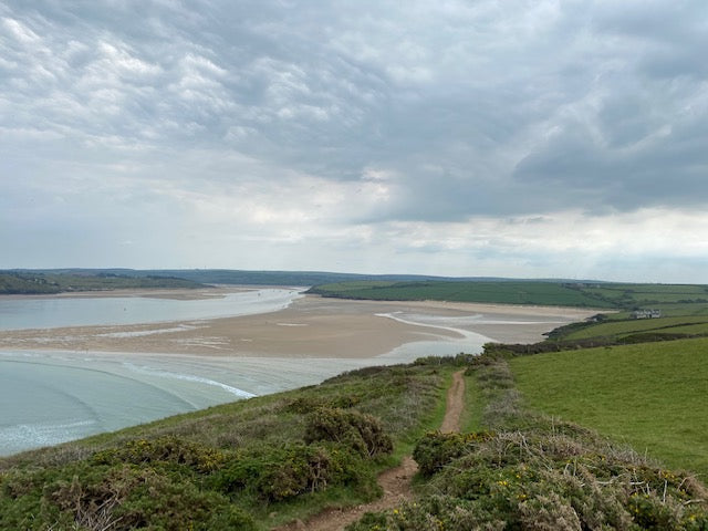 A view over the Camel Estuary from Hawkers Cove, Cornwall