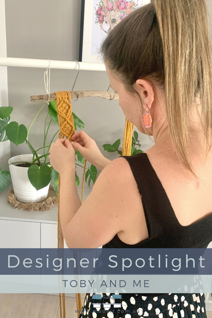 Brisbane mum of three, Michelle loved her job as a stay-at-home mum, particularly creating with her children, so when she stumbled upon - and fell in love with - Macrame, it turned out to be the perfect work from home solution she'd been searching for to avoid rushing back into the workforce.