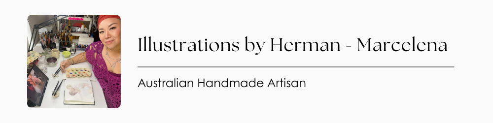 Discover Australian Handmade Artisan Illustrations by Herman